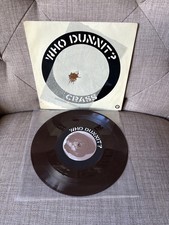 CRASS - WHO Dunnit?… 1983 UK ORIG BROWN V  7” PIC SLV