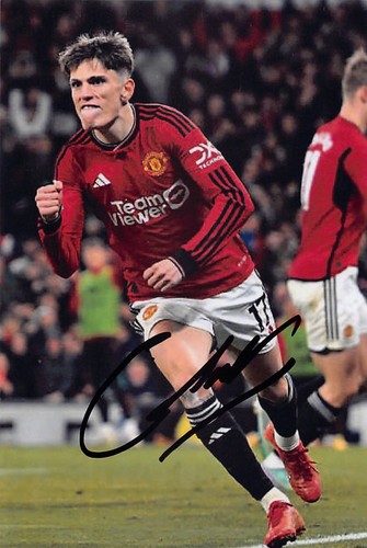 Alejandro garnacho signed 6x4 - alejandro,