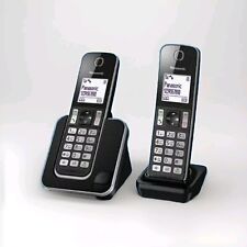Panasonic KX-TGD312 Black Digital Cordless Phone - 2 Handsets 