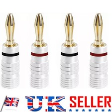 4X Professional Banana Plugs