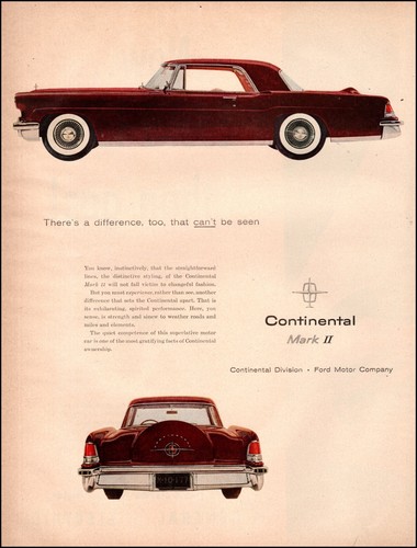 1956 classic car - car, ad