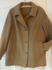 Woman’s Wool Camel Coat Size