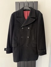 Ciro Citterio Men’s Overcoat Wool Size S