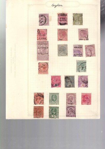 Ceylon collection album - ceylon,