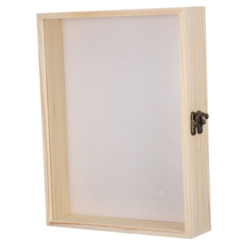 Solid wood insect display - , box