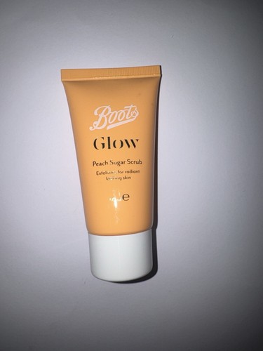 Boots glow peach sugar - glow, scrub