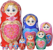 10pcs Russian Nesting Dolls