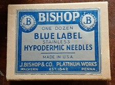 Vintage NOS Bishop Blue Label