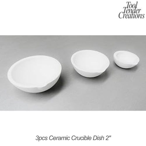 3pcs ceramic crucible - ceramic,
