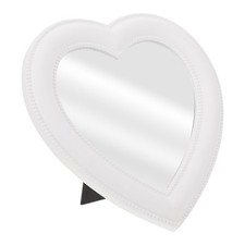  Heart-Shaped Cosmetic Mirror Mother Child Desk Love Makeup Tabletop