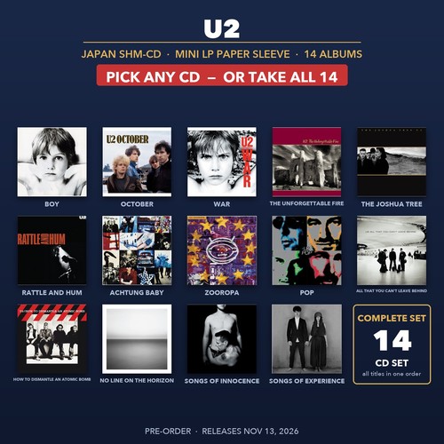 Japan shm mini lp paper - u2,