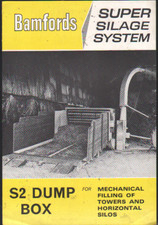 1969 Bamfords "S2" Silage Dump Box Brochure Leaflet