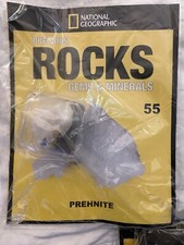 National Geographic Precious Rocks gems and Minerals magazine PREHNITE NO.55