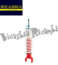 0840 - Rear Shock Absorber Red White Spring Vespa 50 125 PK FL FL2 HP