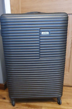 Members grey 4 wheels hard case luggage/suitcase