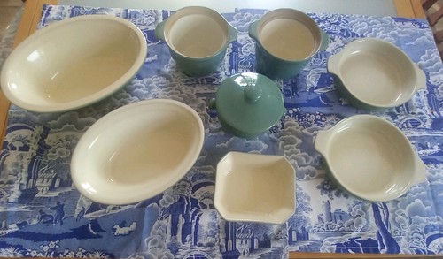 Denby manor green mixed lot - mixed,