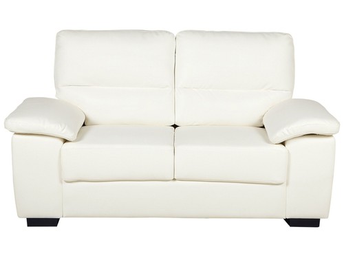 Seater faux leather sofa - seater,