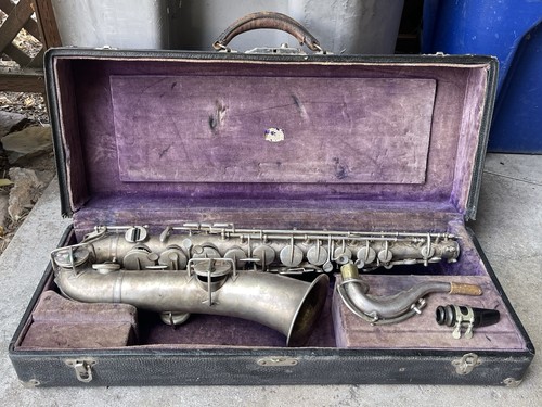 Vintage conn buescher silver - conn, ?silver