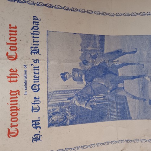 Trooping the colour souvenir - trooping,