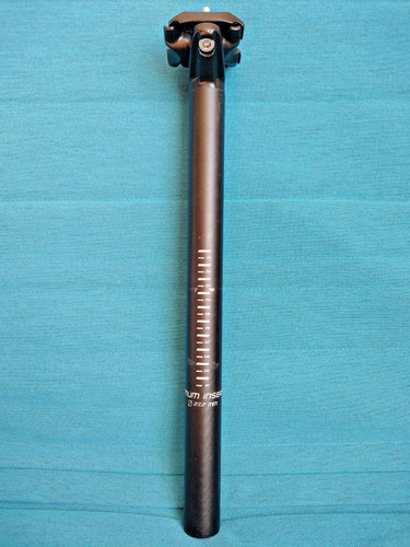 Bicycle seatpost alloy black - seatpost,