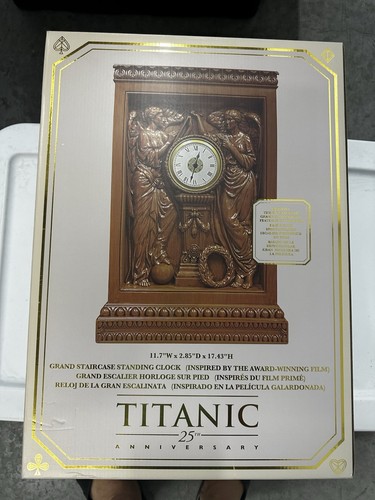 Titanic 25th anniversary clock - anniversary,