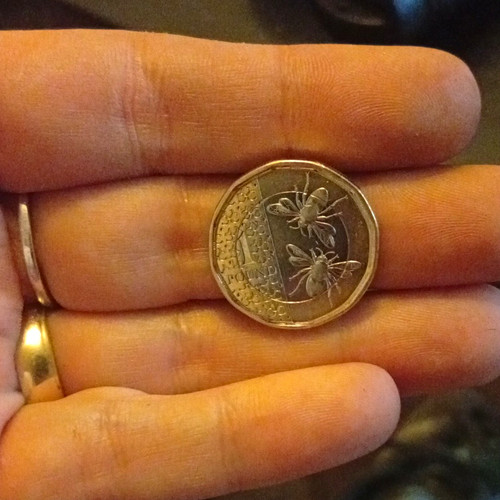 British 1 pound - £1,
