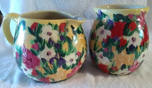 Vtg marshall pottery bright - pottery,