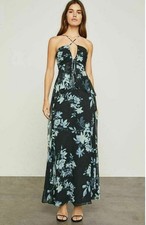 BCBG Maxazria Maxi Dress 10 38 Party Occasion Ball Gown Chiffon Cruise Holiday