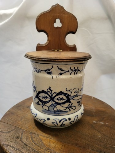Antique large blue onion - large,