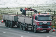 COL PHOTO: LOCHMABEN TRANSPORT FODEN 6 WHEELRIGID & DRAWBAR TRAILER - SA03 YKR