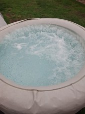 Lay-Z-Spa Paris AirJet Inflatable Hot Tub Spa - White