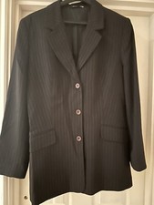 Ladies Pinstripe Suit Blazer