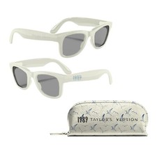 1989 Taylor Swift Version Cream Sunglasses and Case + Stars ** Last One **