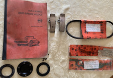 ALFA ROMEO 2000 SPIDER VELOCE instruction book and spares