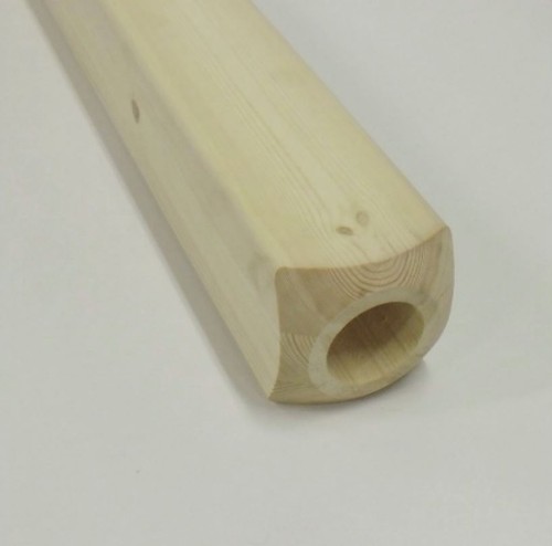 Pine stair newel base 89x89mm - stair,