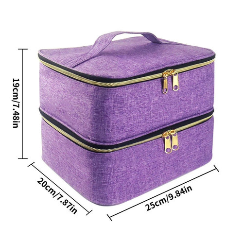 Portable nail polish organizer - portable,