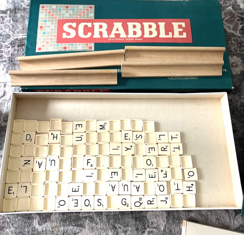 Vintage scrabble square back - vintage,