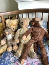 Three Old Bears And A Monkey For Restoration 