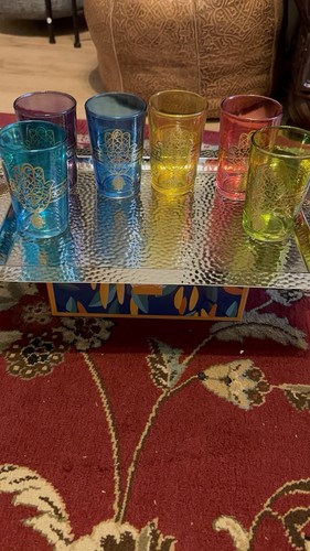 Moroccoan handmade tea - , cup