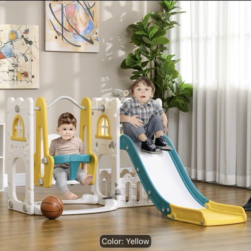 Toddler swing and - swing, set,