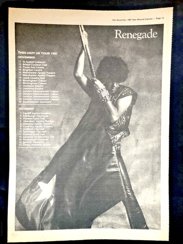 Thin lizzy renegade original - lizzy,