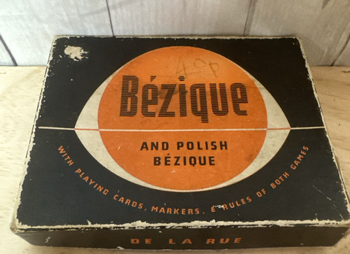 Vintage rue bezique - bezique, &
