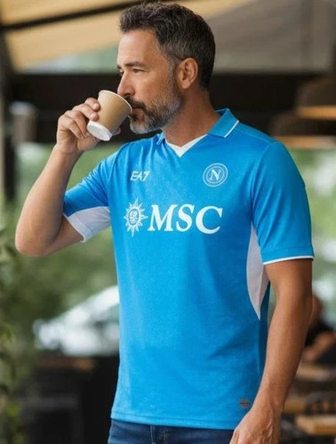 Mens napoli football - ea, shirt