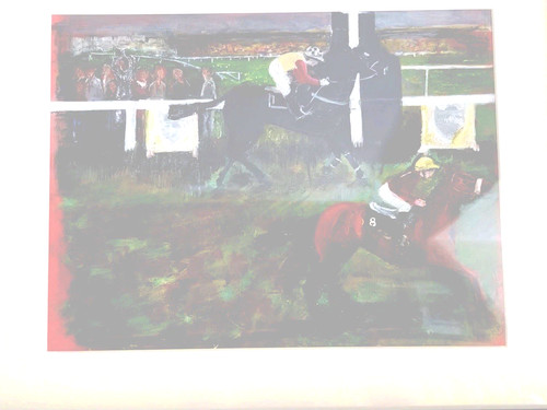 Original horse racing painting - original,