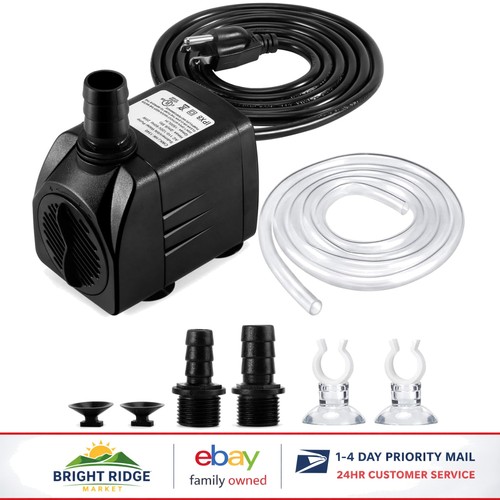 Compact fountain pump with - pump,