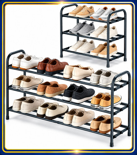 Tier metal shoe - tier, rack