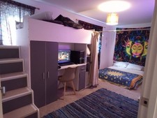 Single Cabin Bed with Desk