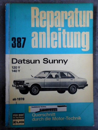 Original repair manual datsun - original,