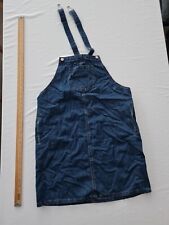 Ladies Dungarees Denim Tu Size 14 Sleeveless Pockets Blue 1661