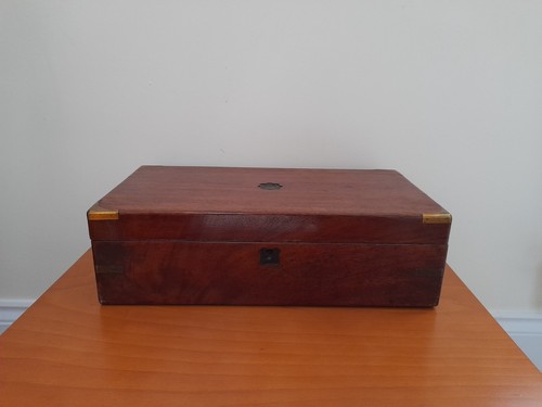 Antique wood storage box - wood,